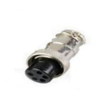 CONECTOR MIKE F CABO 5 POSIÇÕES GX16 ZX