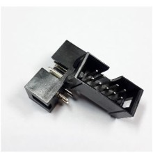 10X CONECTOR BOX HEADER 10 VIAS 180 GRAUS