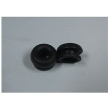 60X PASSA FIO BOLINHA 6MM PRETO