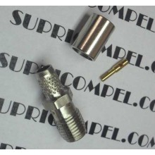 CONECTOR SMA FEMEA RETO CABO RG58 CRIMPAR 3054 KLC