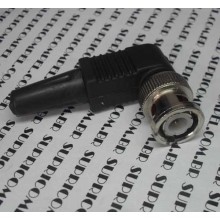 CONECTOR BNC MACHO PARA SOLDA PLÁSTICO 90 GRAUS