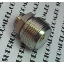 CONECTOR F FÊMEA AUDIO 1 POLO CA - 1F