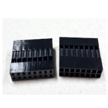 CONECTOR MODU DUPLO 2 x 8 VIAS 2,54mm PRETO